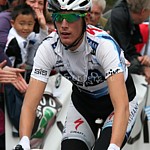 Andy Schleck am Ziel der Tour de Luxembourg 2009